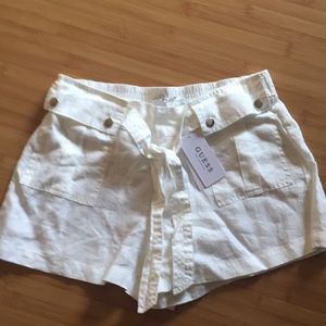 Guess Gabi linen cargo short